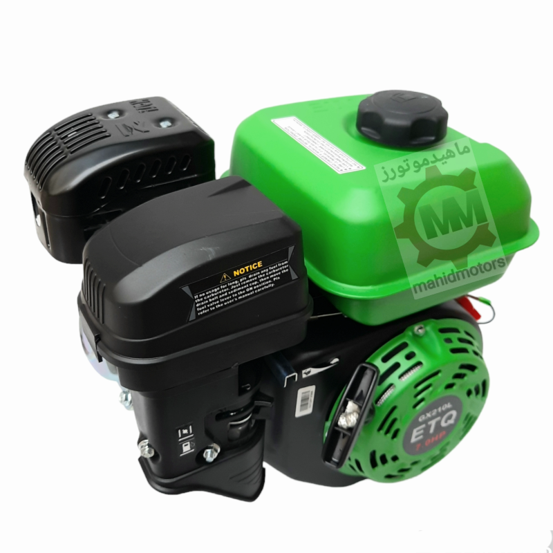 موتور تک 7 اسب بنزینی گیربکسی ای تی کیو مدل ETQ GX210L