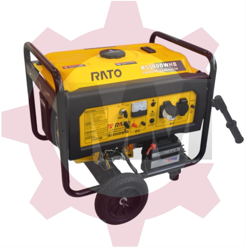 موتور برق بنزینی 3 کیلو وات استارتی راتو مدل RATO R5500DWHB