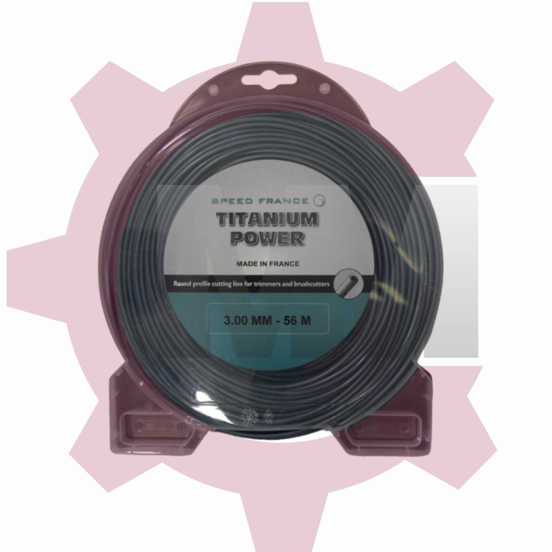 نخ علفتراش 3 میل گرد تیتانیوم 56 متری فرانسوی