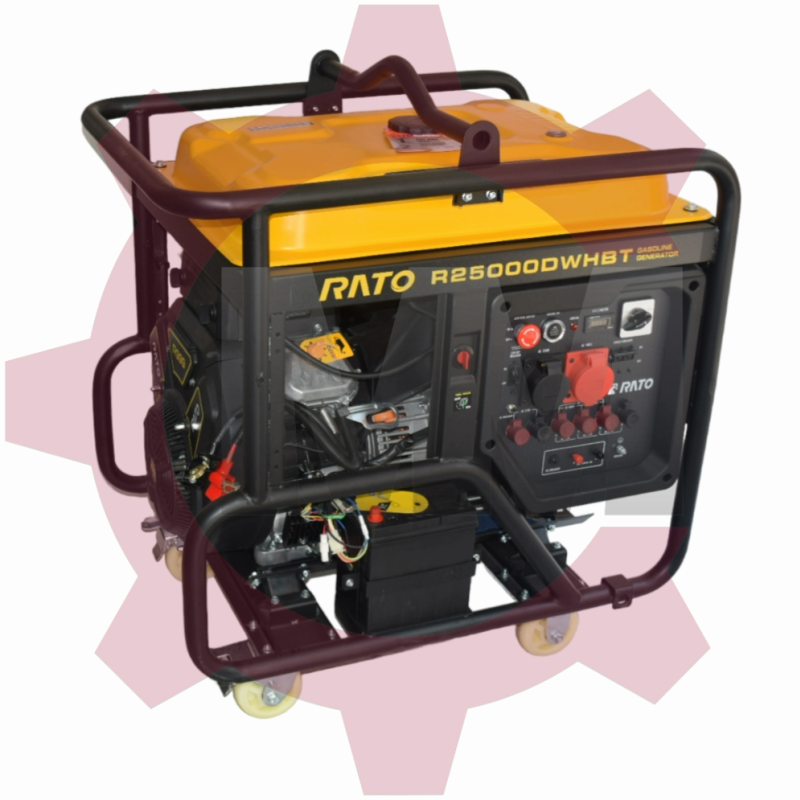 موتور برق بنزینی 19 کیلو وات راتو سه فاز و تک فاز مدل RATO R25000DWHBT