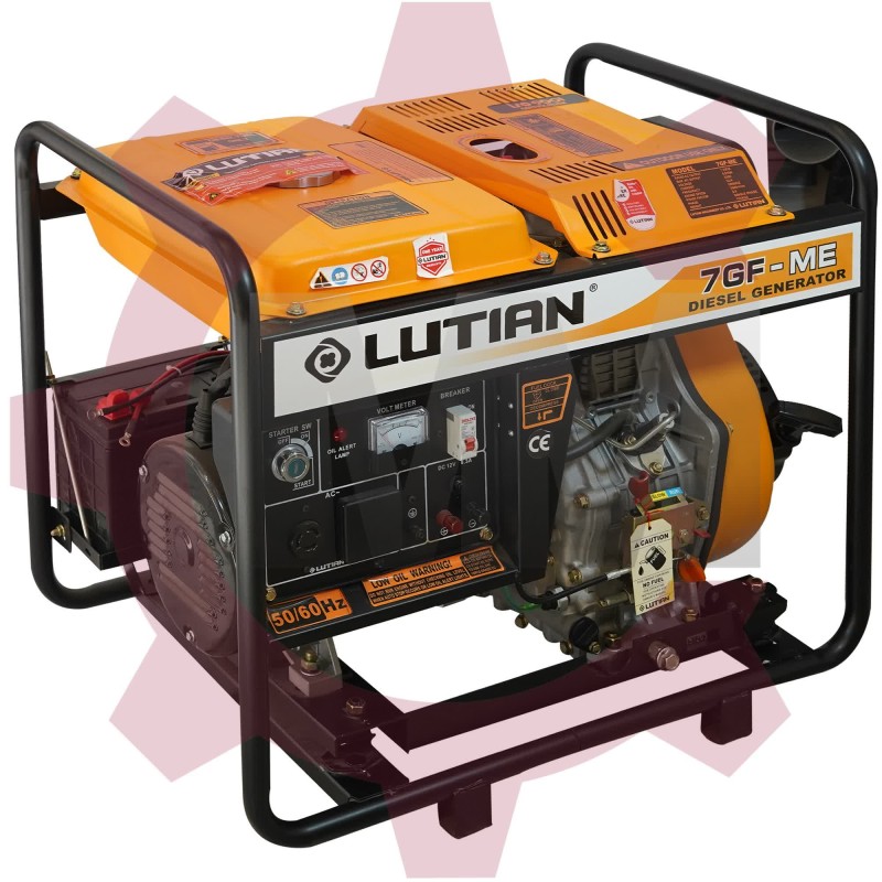 موتور برق 8 کیلو وات گازوئیلی لوتیان مدل LUTIAN 7GF-ME