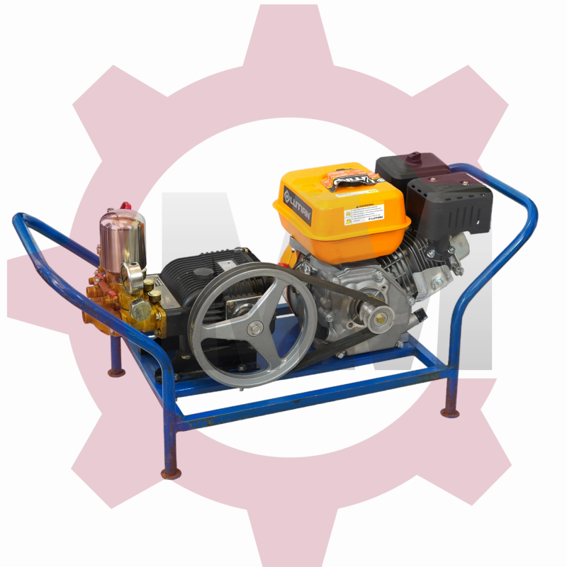 سمپاش زنبه ای کامل با موتور 6.5 اسب و پمپ 45 بار