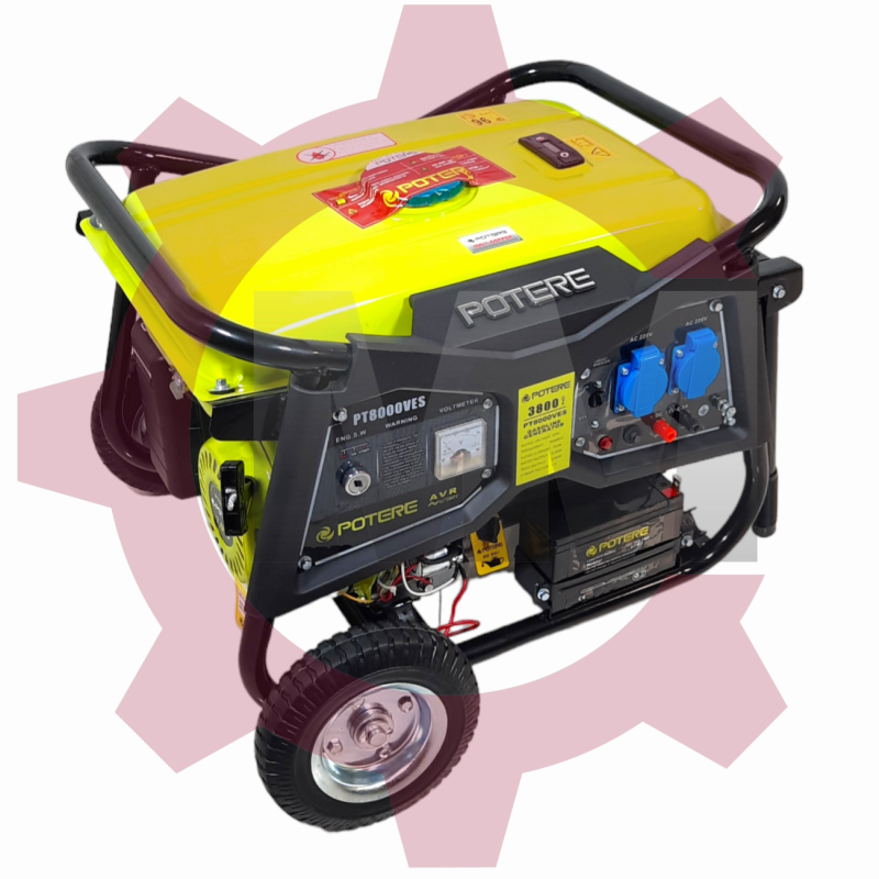 موتور برق 3.8 کیلو وات استارتی پوتر مدل POTERE PT8000VES