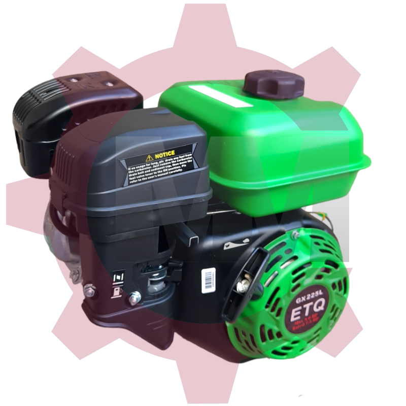 موتور تک 8 اسب بنزینی گیربکسی ای تی کیو مدل ETQ GX225L
