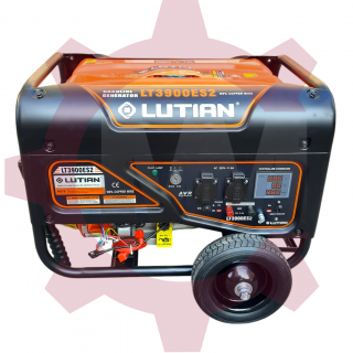 موتور برق 3.5 کیلو وات استارتی با چرخ و دسته لوتیان مدل LUTIAN LT3900ES2