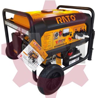 موتور برق 3 کیلو وات ریموت استارت راتو مدل RATO R5500DWHB+R