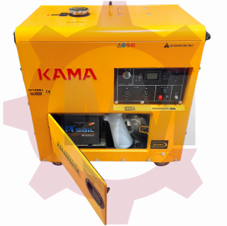 موتوربرق 6500 وات سایلنت دیزل کاما مدل KAMA KDE8800HTN