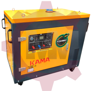 موتوربرق 8.5 کیلو وات سایلنت دیزل کاما مدل KAMA KDE9800T
