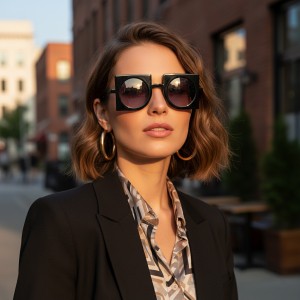 عینک آفتابی زنانه مکس مارا Max Mara مدل MM YANG VI طراحی آوانگارد