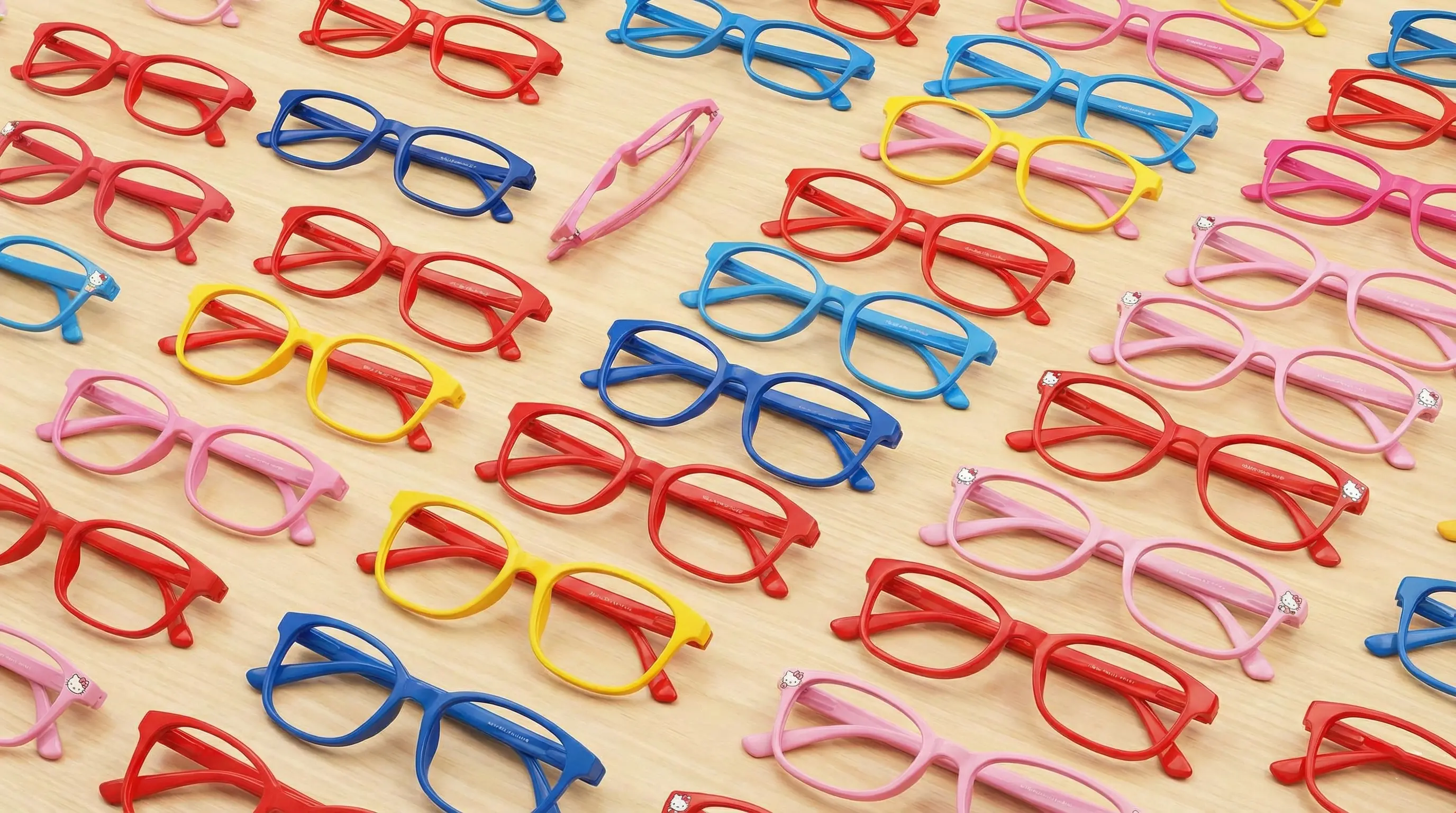 انواع فریم عینک طبی کودک طرح هلو کیتی و اسپرت