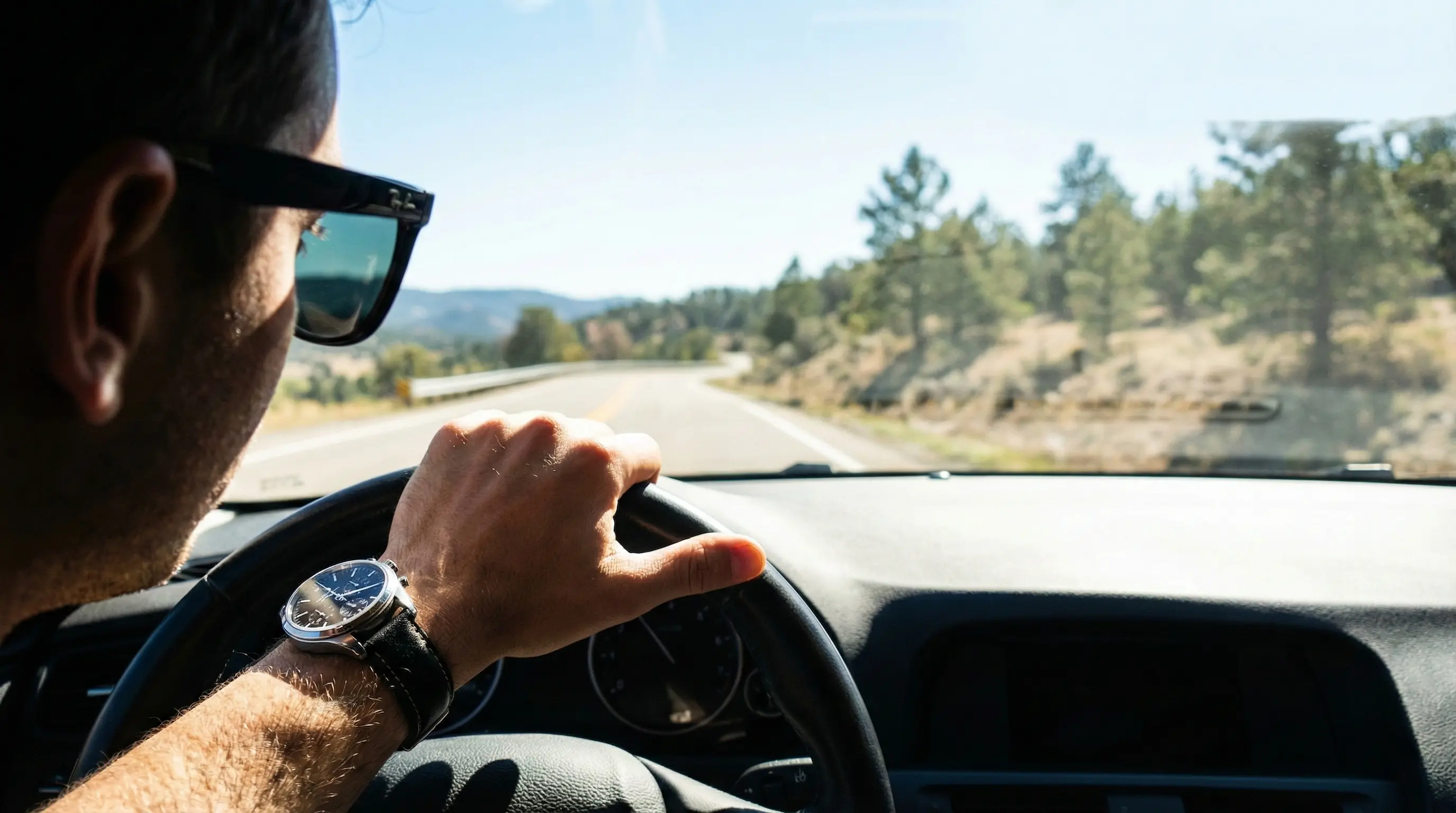 عینک دودی مردانه پلاریزه مناسب برای رانندگی و حذف نور مزاحم