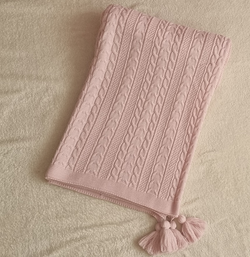 پتو بدون خز وبدون کلاه رنگ صورتی