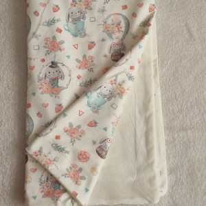 پتو مخمل طرح گل ه سر