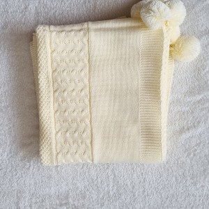 پتو بدون خز وبدون کلاه رنگ شیری