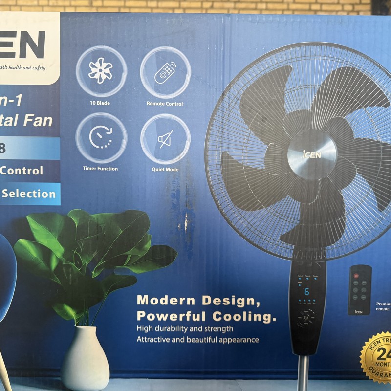 پنکه سه منظوره  مدل 885 پلاس آیسن