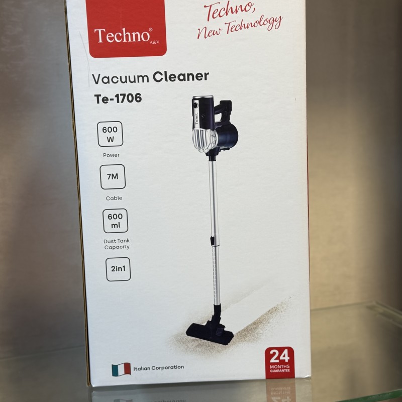 جاروبرقی 600 وات تکنو مدل TE-1706