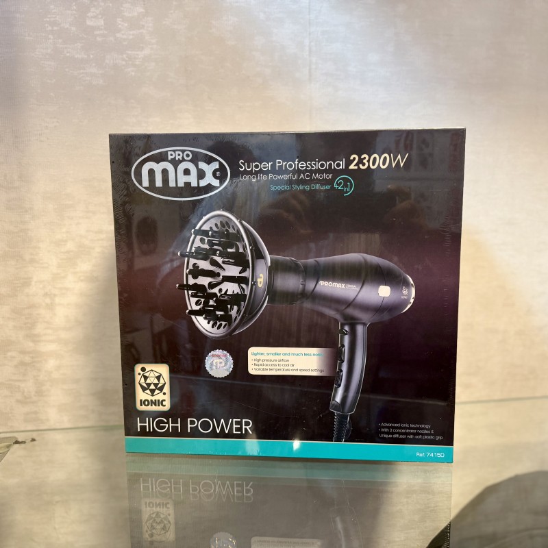 سشوار حرفه ای پرومکس مدل 7415D دیسپانسر دار