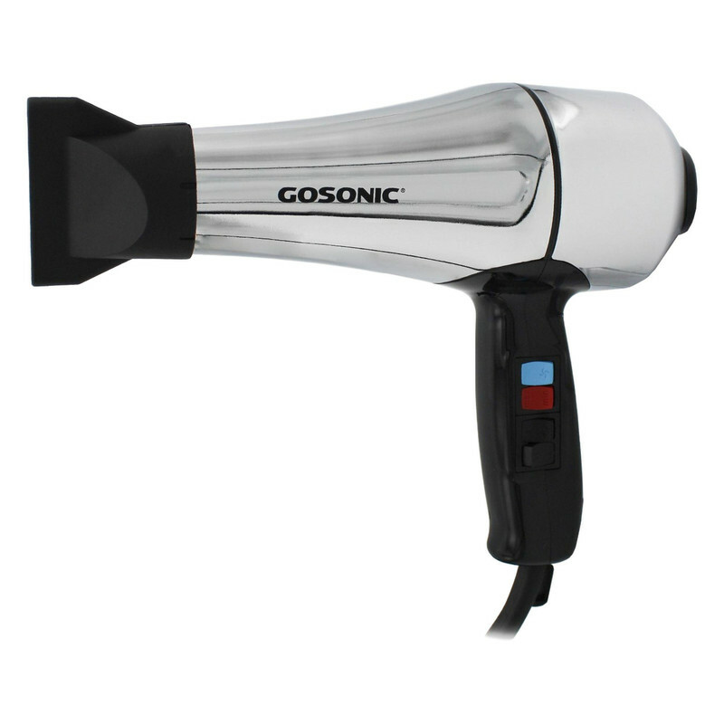 سشوار حرفه‌ای 1800 وات گوسونیک مدل GHD-229، موتور AC، وزن 892 گرم، دارای سری متمرکز‌کننده پهن با ویژگی حجم‌دهندگی، با قابلیت فناوری تولید یون، باد سرد