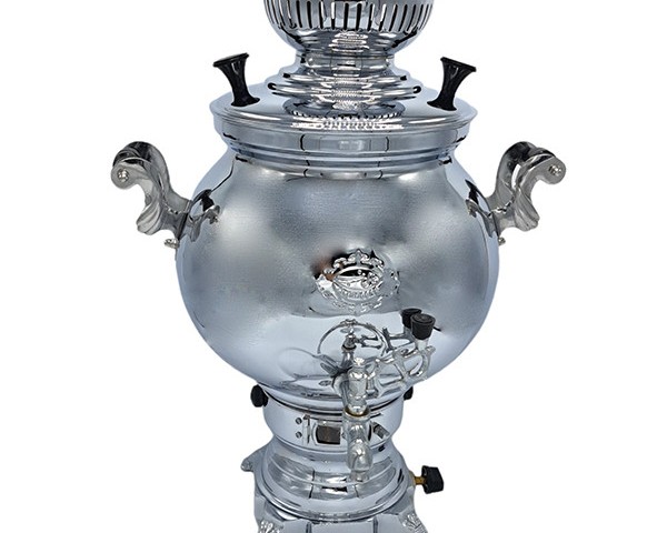 سماور گازسوز عالی نسب مدل Sahand Simin ظرفیت 8 لیتر