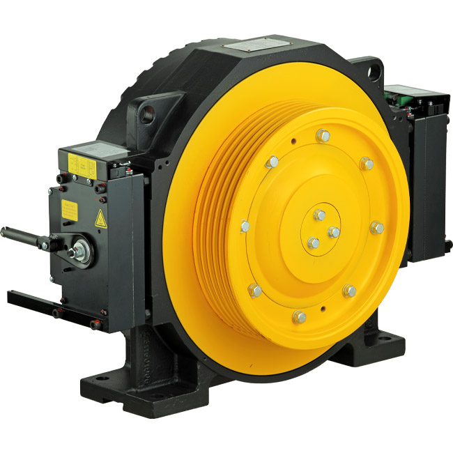 موتور آسانسور گیرلس امگا مدل MCK 200 ده نفره سرعت 1متر