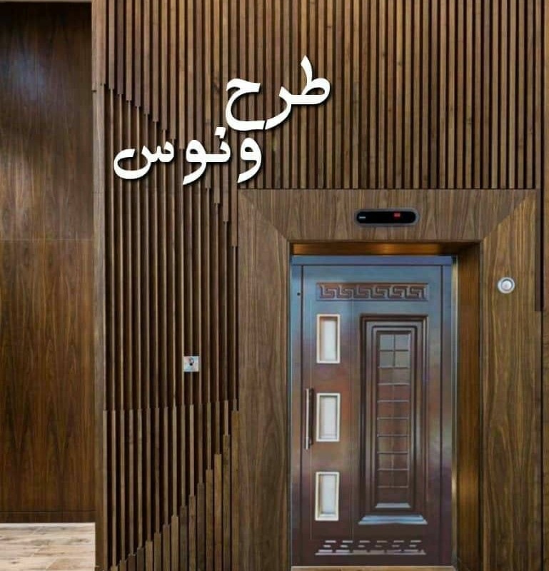 درب آسانسور طبقات لولایی