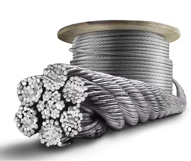 سیم بکسل  آسانسور  مغز فولاد سایز  8