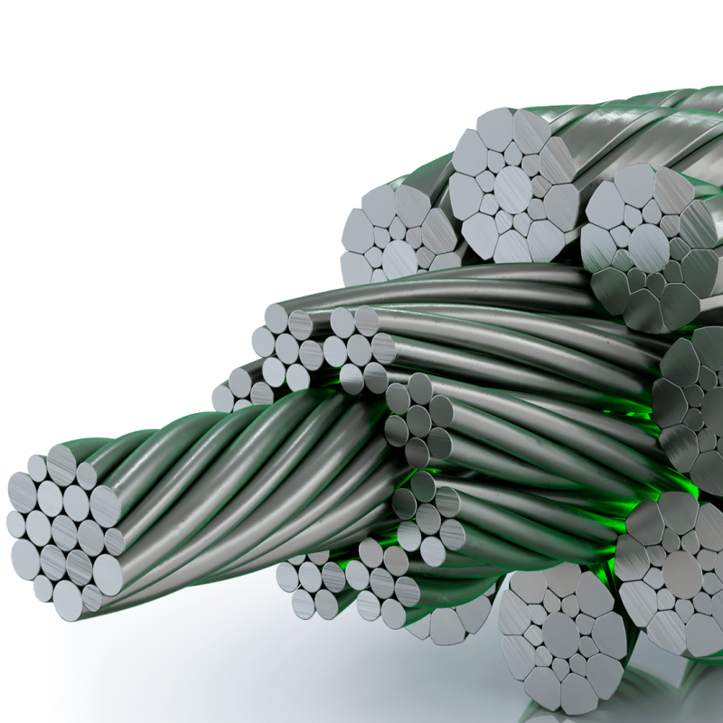 سیم بکسل  آسانسور هسته  فولاد طرح گستا ولف آلملن    سایز  8