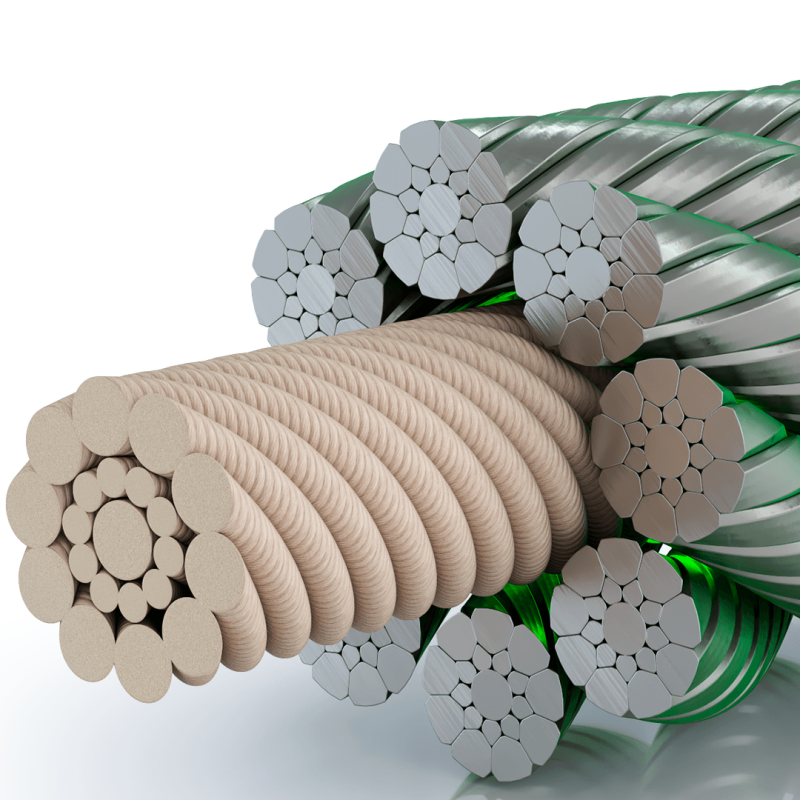 سیم بکسل آسانسور هسته کنفی طرح گستا ولف آلمان سایز 10