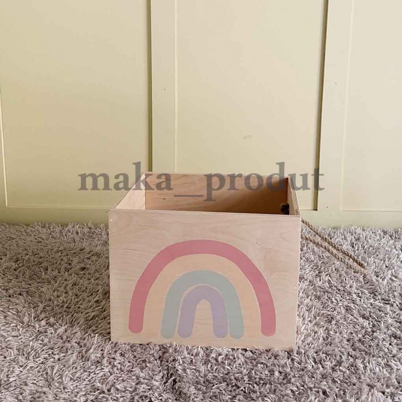 باکس اسباب بازی کودک رنگین کمان