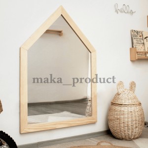 آینه اتاق کودک طرح کلبه