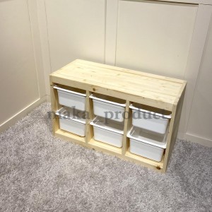 باکس چوبی نظم دهنده اتاق کودک ایکیا مدل 6تایی TROFAST