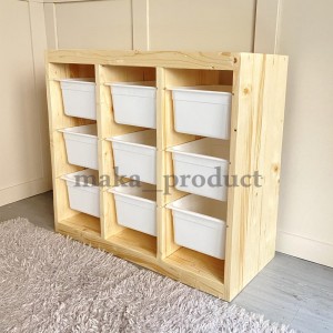 باکس چوبی نظم دهنده اتاق کودک ایکیا مدل 9تایی TROFAST
