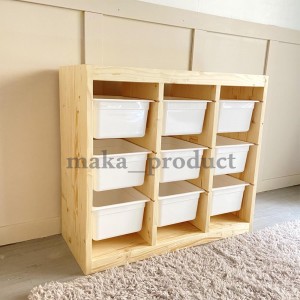 باکس چوبی نظم دهنده اتاق کودک ایکیا مدل 9تایی TROFAST