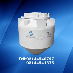 مخزن آب پلی اتیلن 200 لیتری قیفی سه لایه