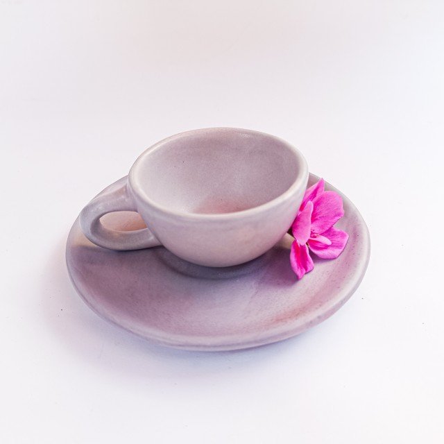 خاص ترین فنجان نعلبکی قهوه -اسپرسو سینگل خاص رنگ مات مدل نیلی