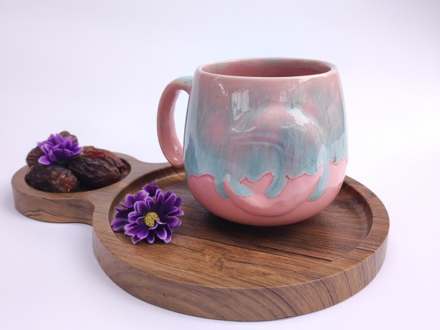 ماگ سرامیکی دست ساز مدل خلیج