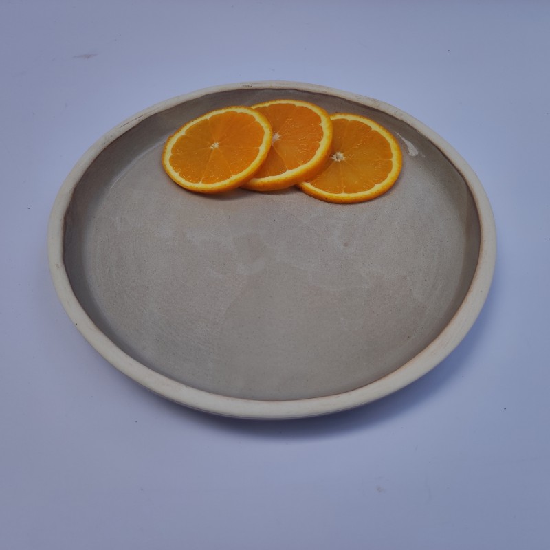 سینی دفرمه دست ساز سرامیکی طرح طوسی مدل05-03