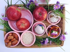 هفتسین سرامیکی دست ساز طرح ملوسک