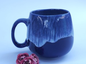 ماگ دست ساز لاجورد مدل مارال سرامیکی