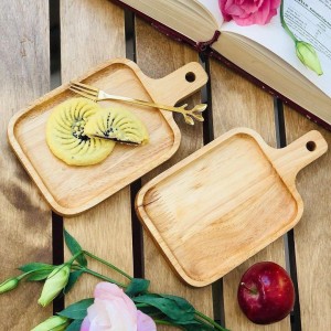 سرو چوبی قهوه مستطیل