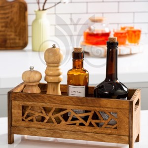 استند نظم دهنده چوبی طرح مشبک