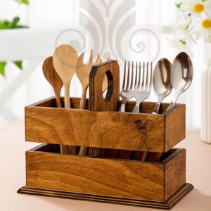 استند نظم دهنده چوبی طرح ساده