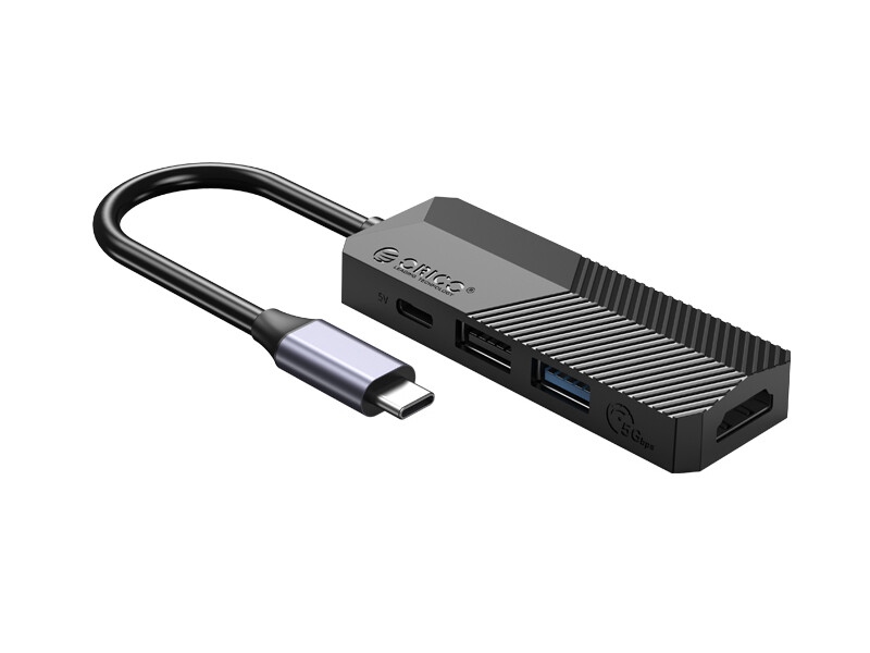 هاب آداپتور تایپ سی 4 در 1 اوریکو  ORICO-MDK-4P ORICO Type-C Multifunctional Docking Station