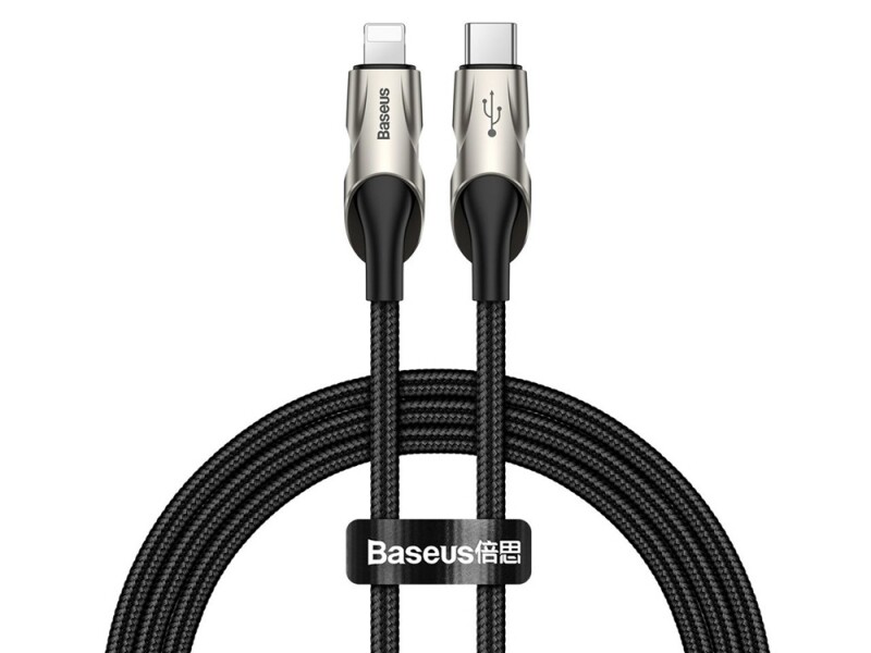 کابل شارژ سریع تایپ سی به لایتنینگ بیسوس Baseus Fish Eye Type-C to Lightning Cable 1M