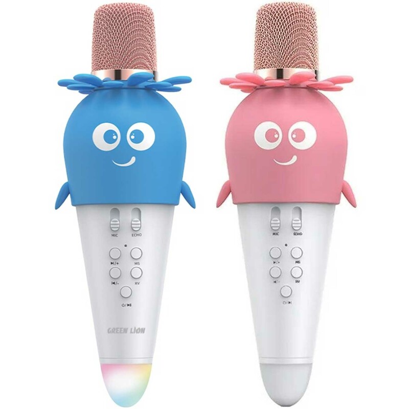 میکروفون بی سیم شارژی کودکانه گرین GNKIDKARMICPK