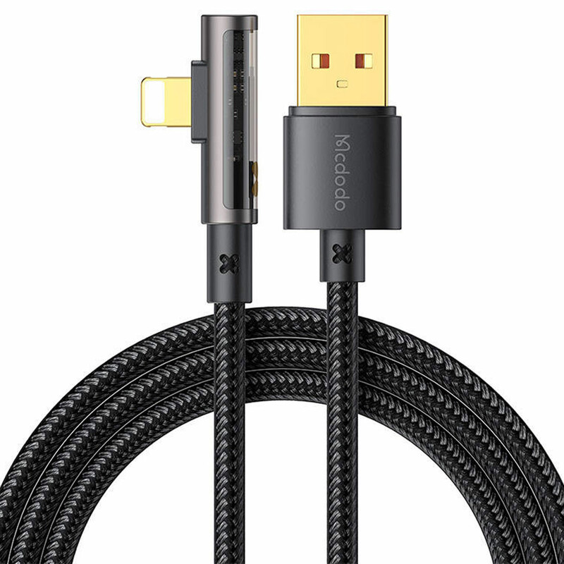 کابل تبدیل  یو اس بی به لایتنینگ 1.2 متریمک دودو با طراحی شفاف CA-3510