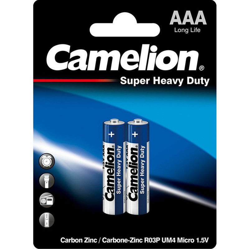 باتری نیم قلمی فوق سنگین کارتی کملیون (2 عددی)