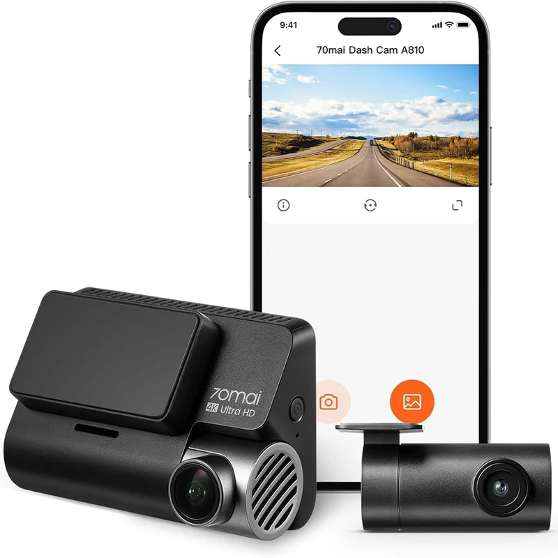 دوربین ثبت وقایع خوردو 70mai A810-2 همراه دوربین عقب