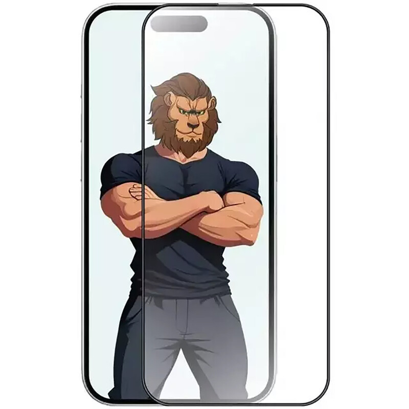 گلس 3 بعدی گوشی آیفون 16 پرومکس گرین GN3DSIL16PMCL