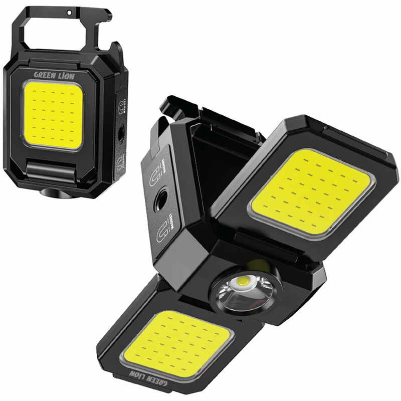 چراغ قوه گرین لاین Green Lion اصل مدل GL-FL9 تاشو و چندکاره